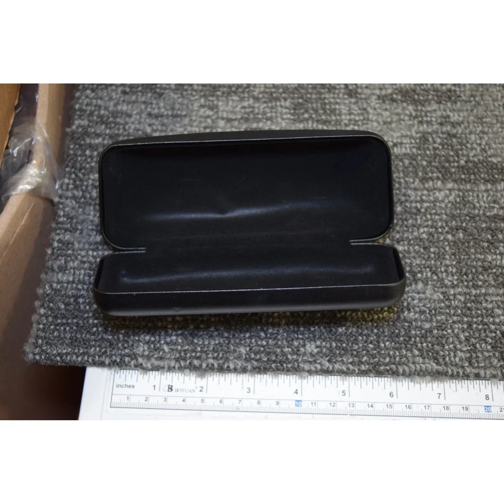 Nike Black Hard Shell Sunglasses Case Swoosh Logo Just Do It Made in Italy